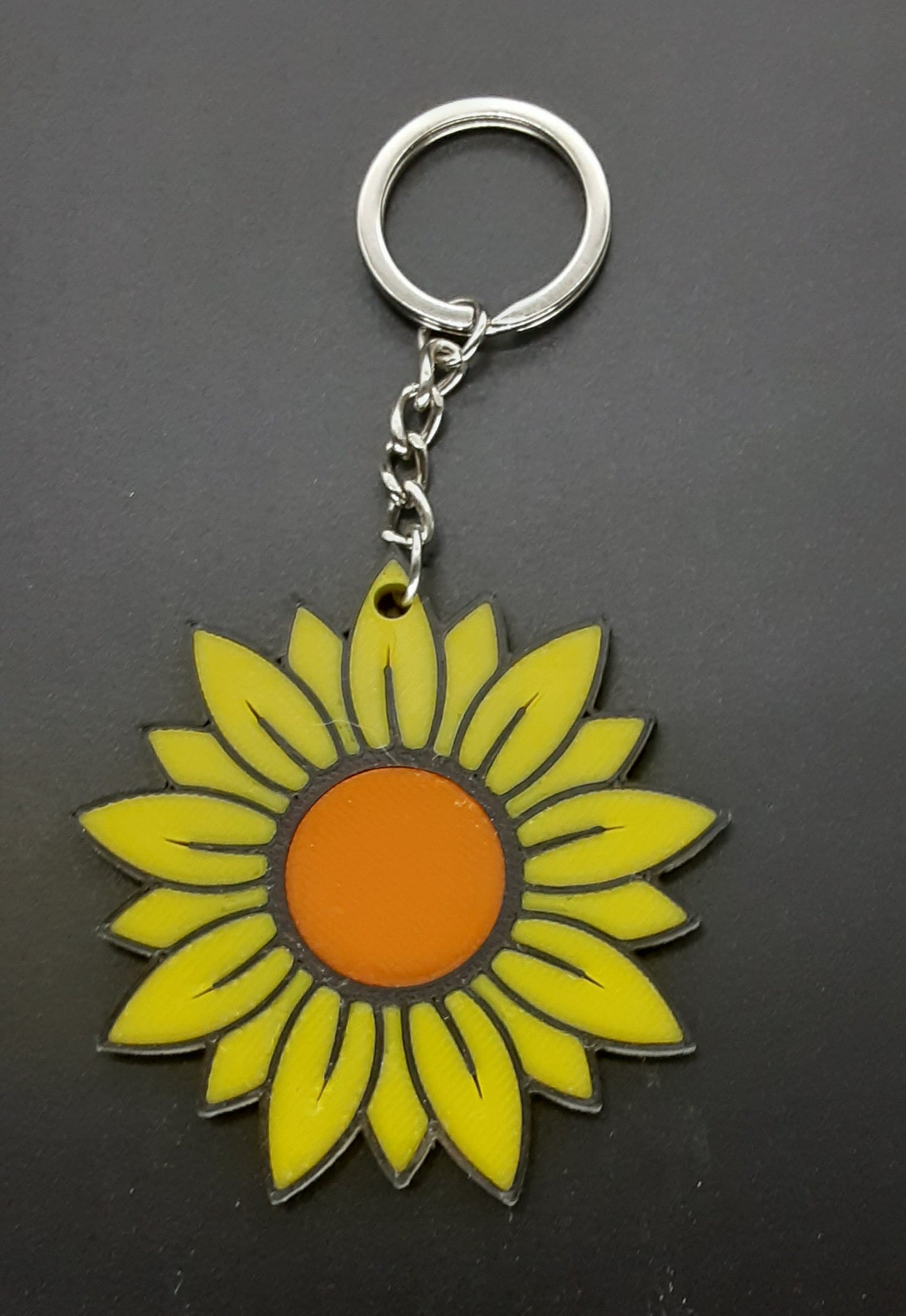 Sunflower Keychain