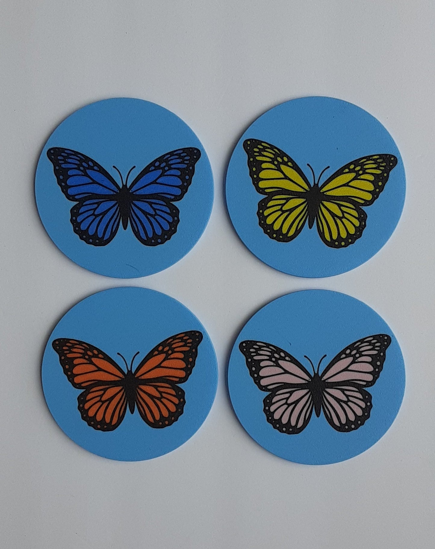 Butterfly Coasters Set of 4