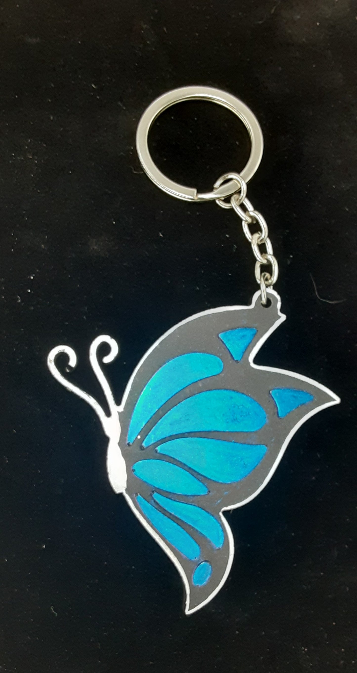 Color-Shift Butterfly Keychain