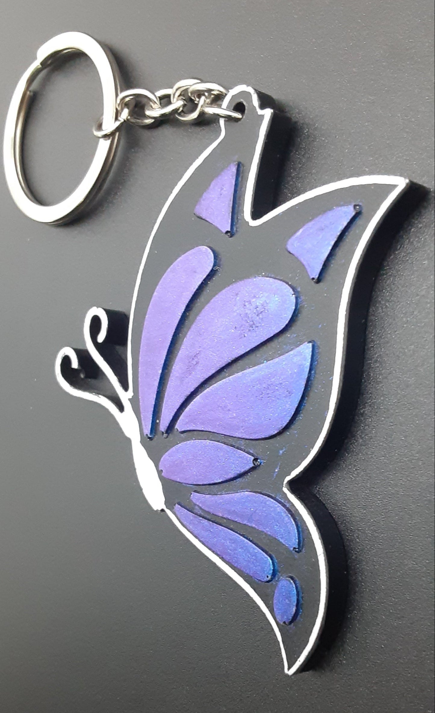 Color-Shift Butterfly Keychain