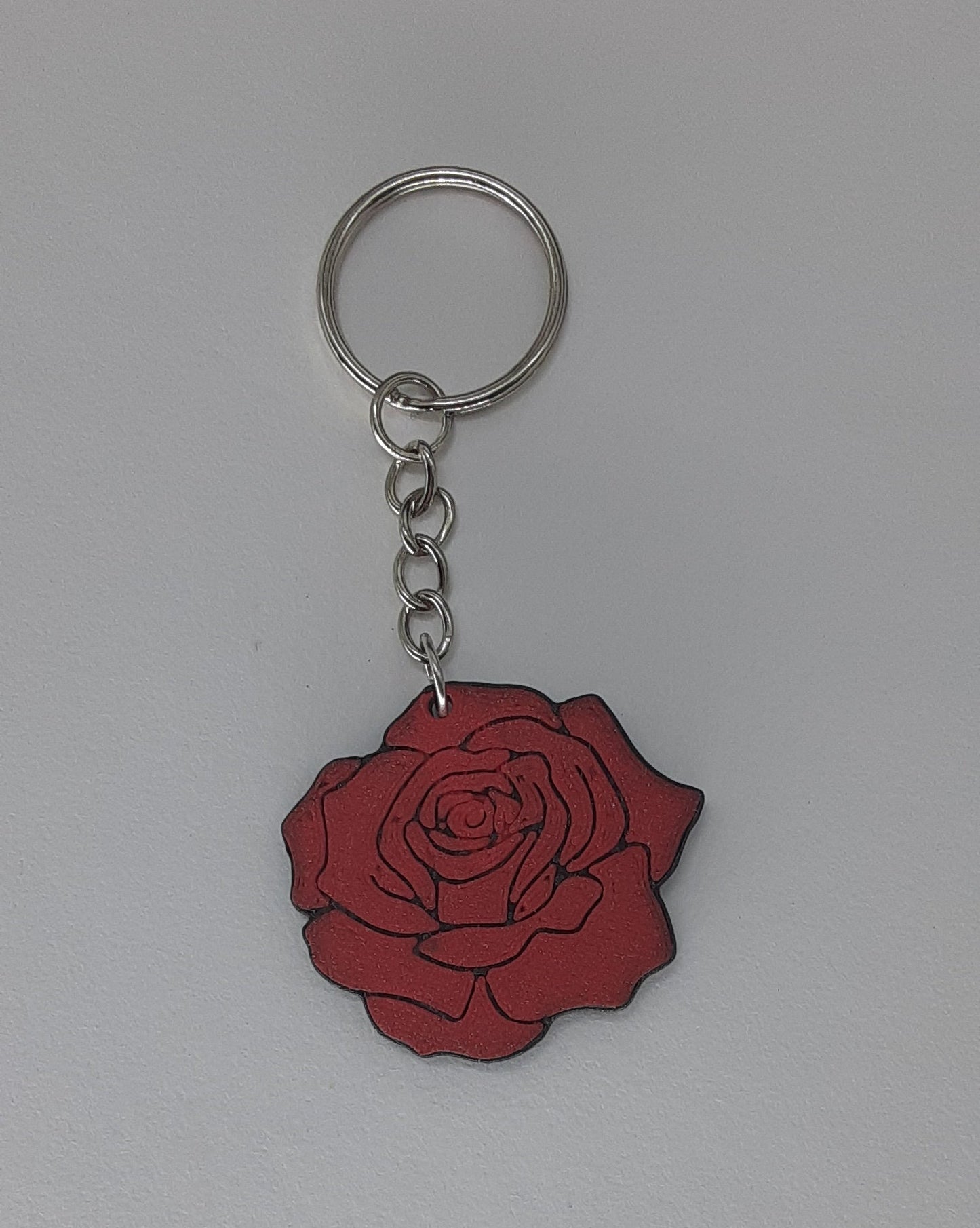 Red Rose Keychain