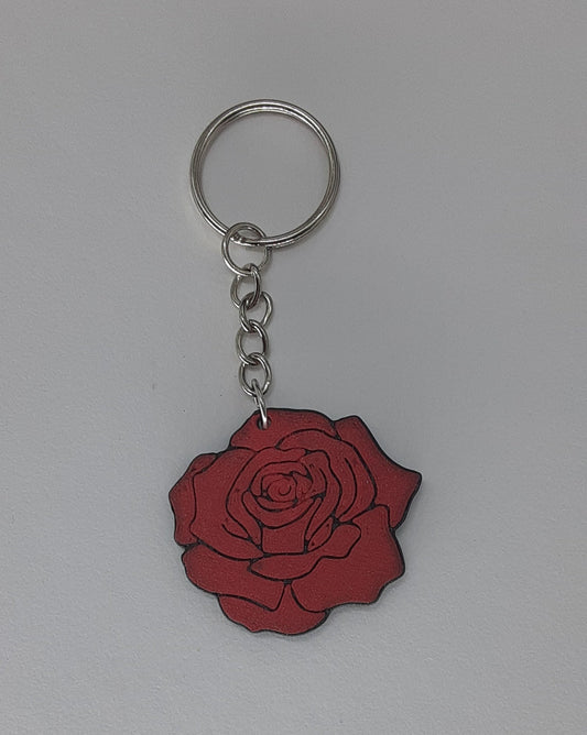 Red Rose Keychain