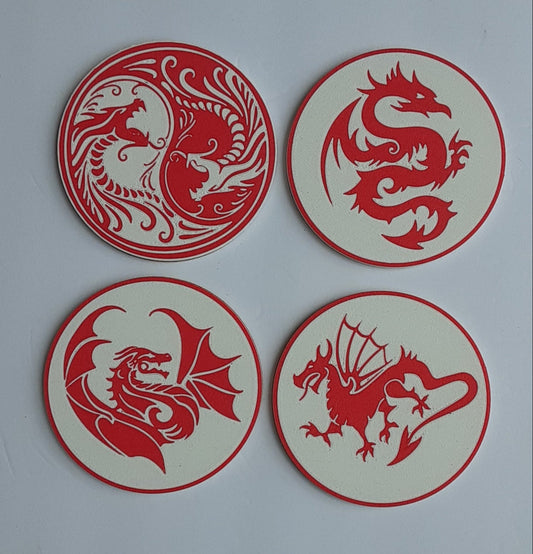 Dragon Coasters Set of 4
