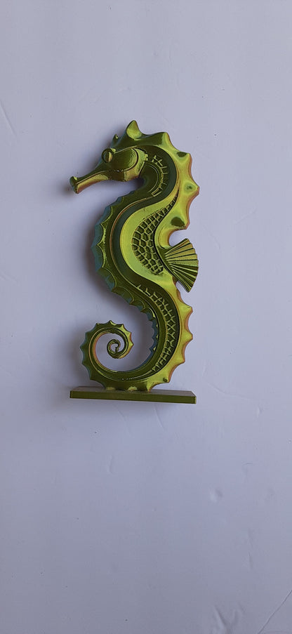 Color Shift Seahorse Sculpture