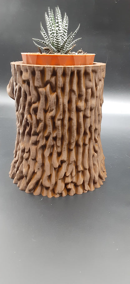Deer Stump Planter – 3D Printed Handmade