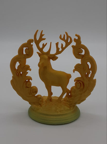 Majestic Stag Filigree Sculpture