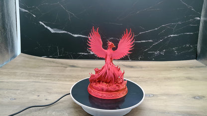 Phoenix Sculpture – Handmade 3D Printed in Silk Filament